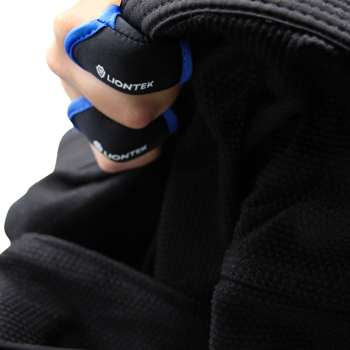 LIONTEK Single Finger Sleeve Pair - Sports Compression Finger Sleeve for BJJ, MMA, Basketball, Weight Lifting, and More
