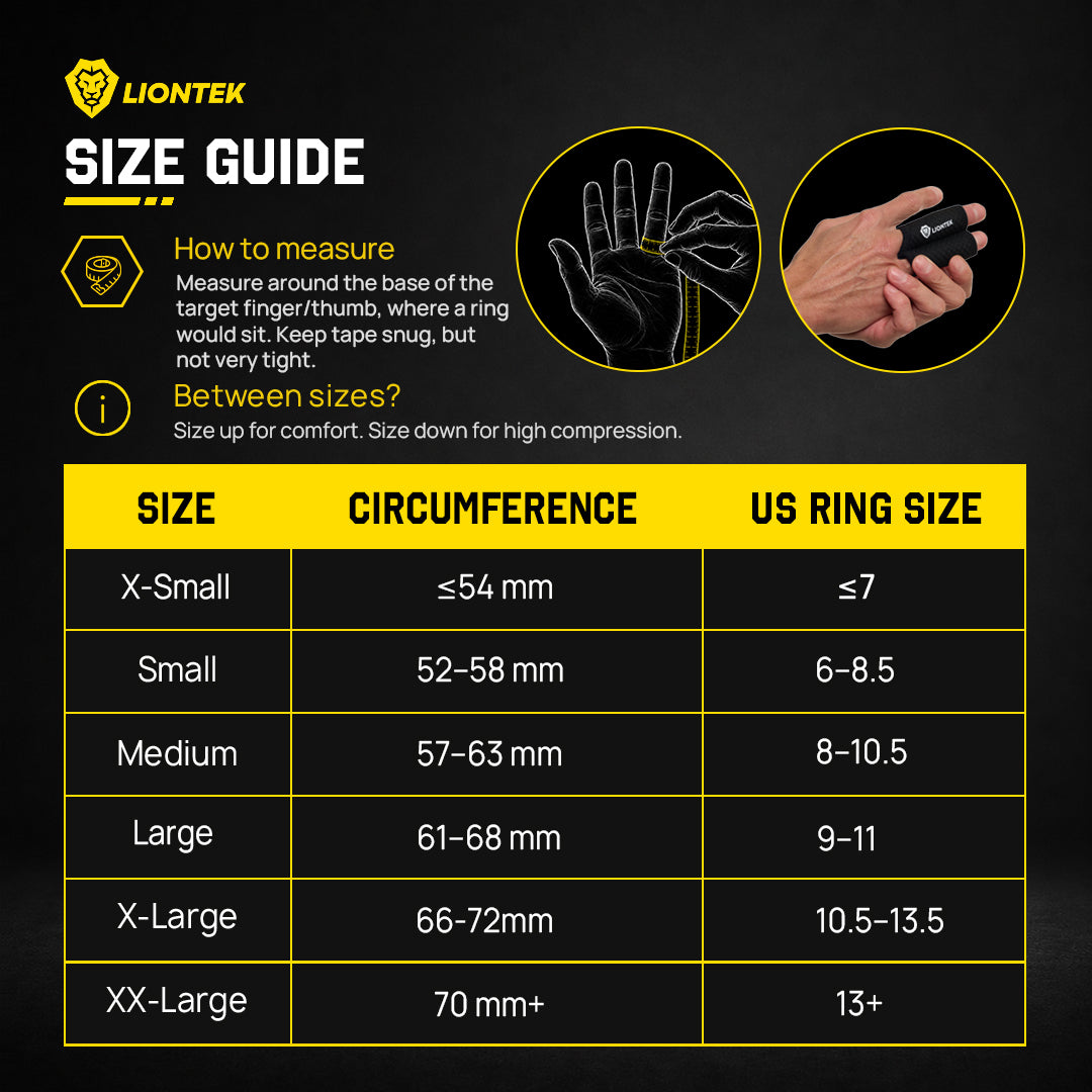 Liontek Flow Compression Finger Sleeves