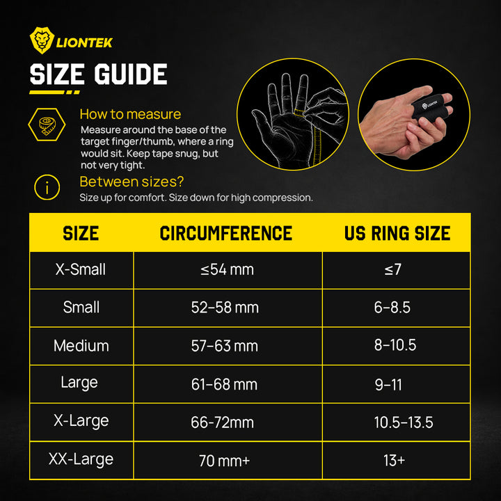 Liontek Flow Compression Finger Sleeves