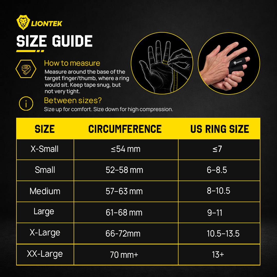 Liontek Flow Compression Finger Sleeves