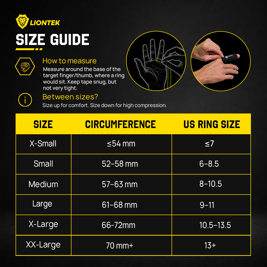 Liontek Flow Compression Finger Sleeves