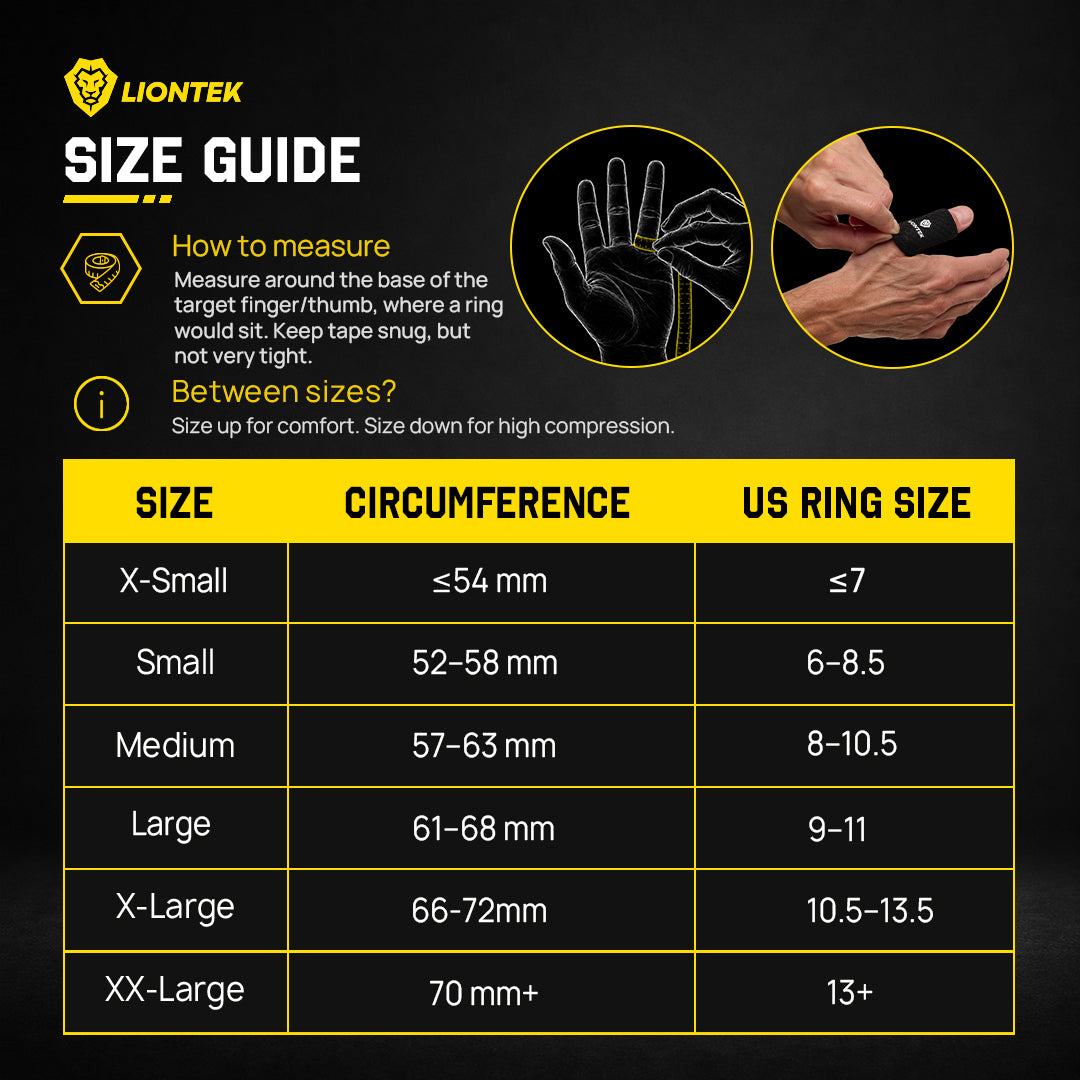 Liontek Flow Compression Finger Sleeves