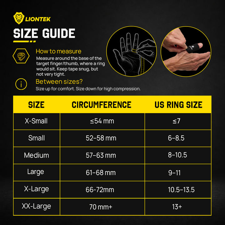 Liontek Flow Compression Finger Sleeves
