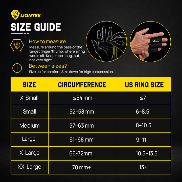Liontek Flow Compression Finger Sleeves