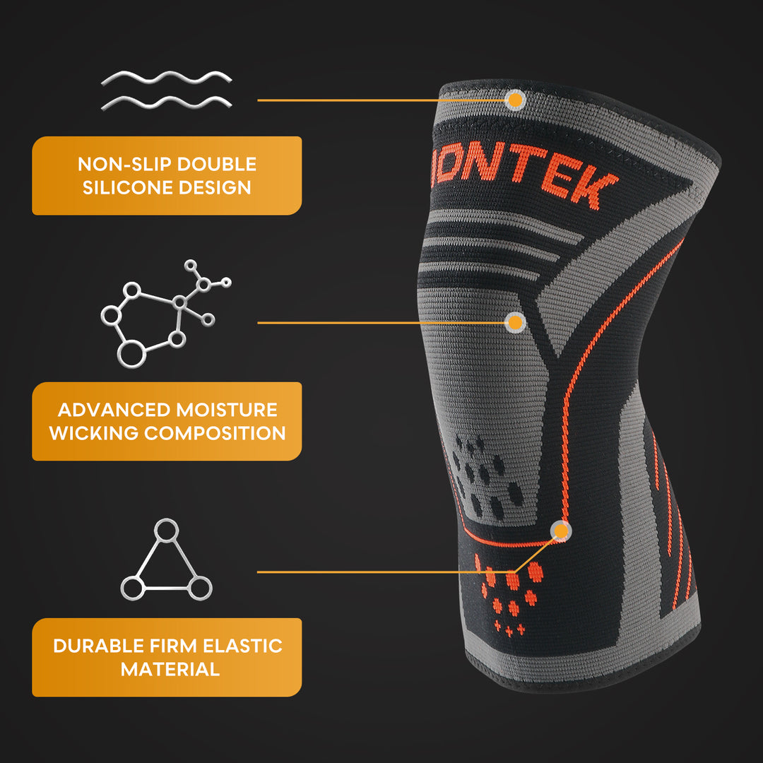 LIONTEK Knee Sleeve Pair - Compression Sleeve