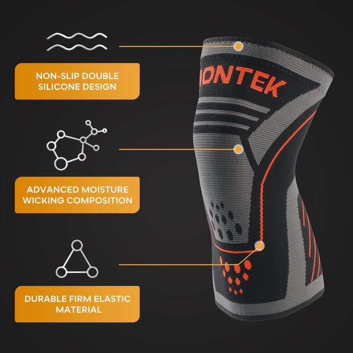 LIONTEK Knee Sleeve Pair - Compression Sleeve