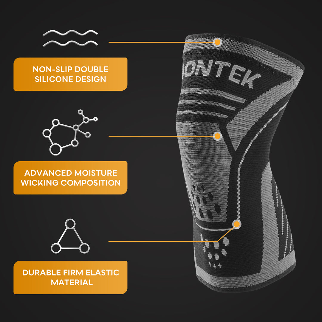 LIONTEK Knee Sleeve Pair - Compression Sleeve