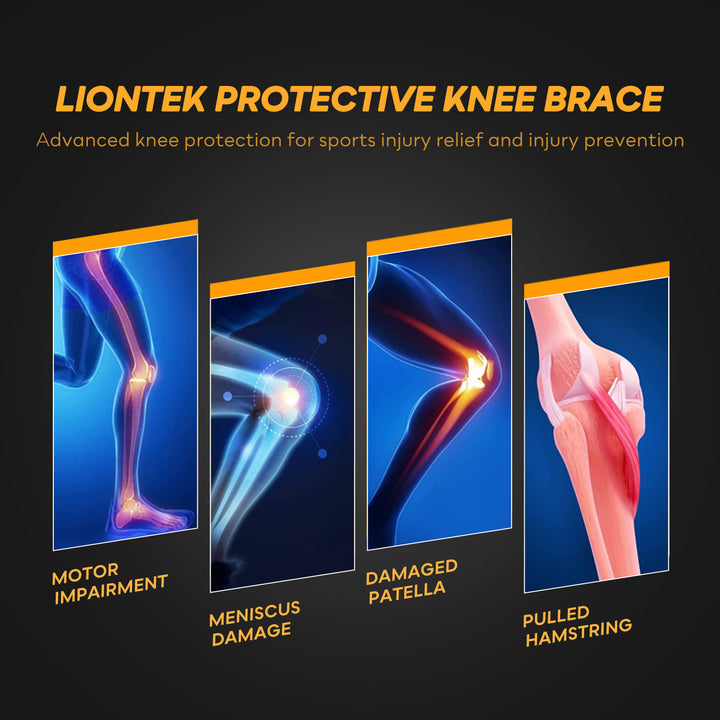 LIONTEK Knee Sleeve Pair - Compression Sleeve