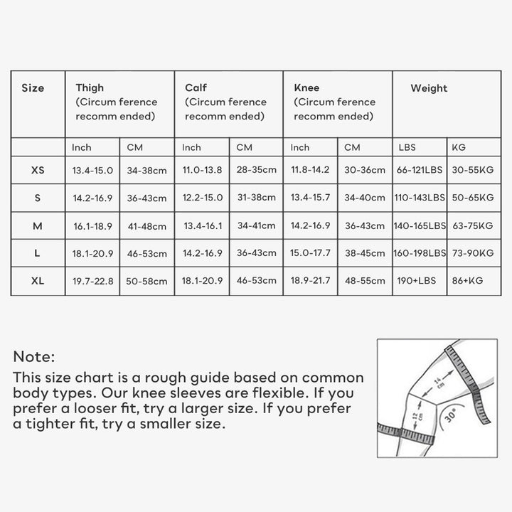 LIONTEK Knee Sleeve Pair - Compression Sleeve